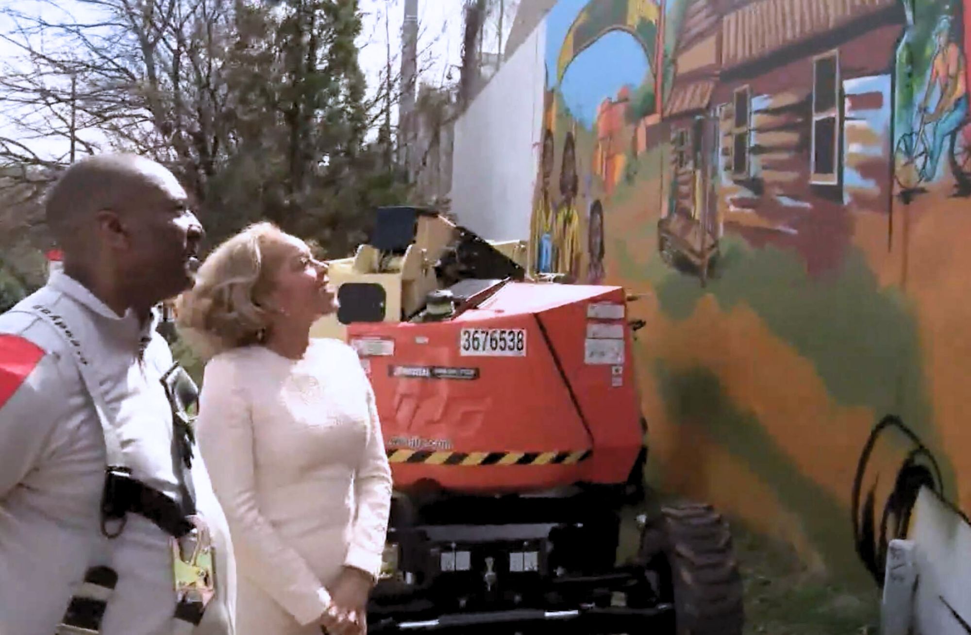 Corporate live painting and brand activation photo