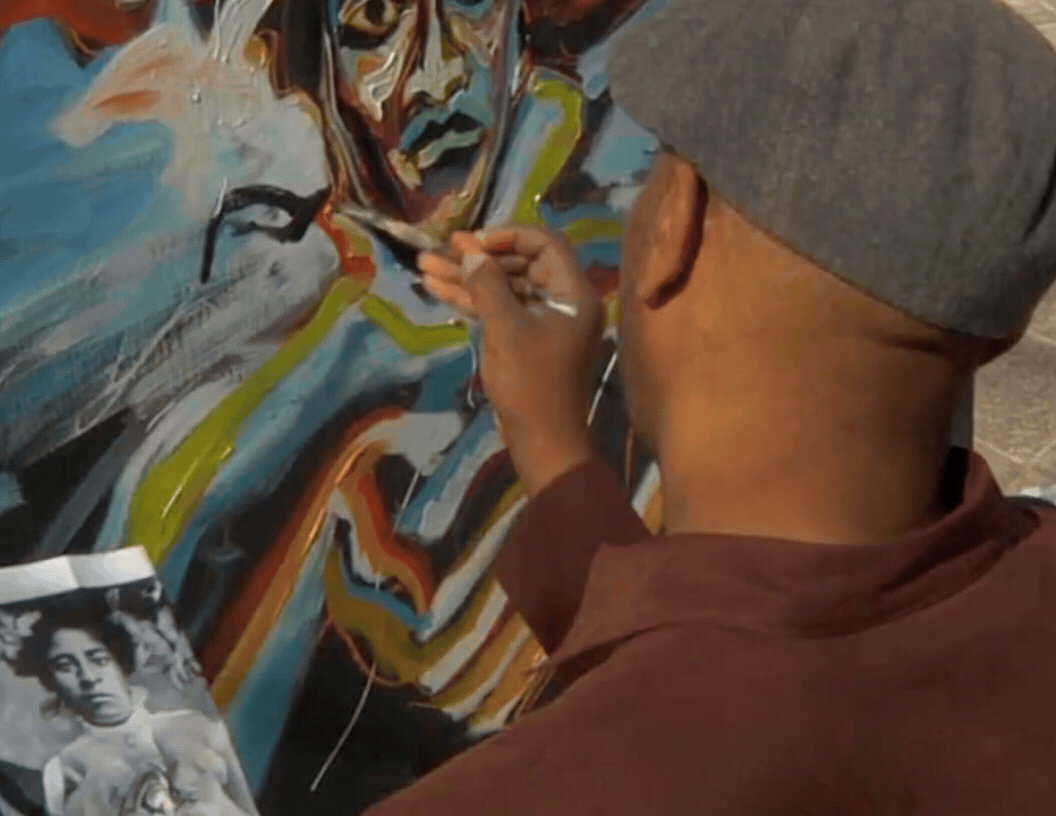 Corey Barksdale motion graphic - Art That Builds Community